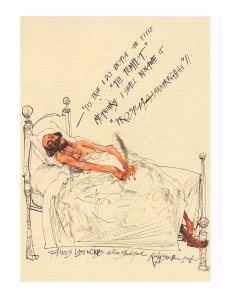 Famous Last Words, William Shakespeare by Ralph Steadman, 2006