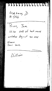 Detective Milton Norris Spiral Pad Notes p2